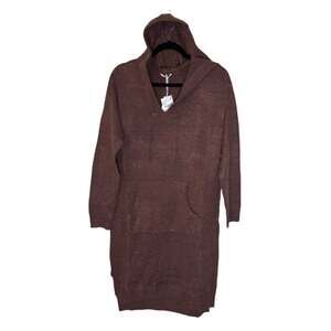 STITCHDROP Signature Joel Hoodie Sweater Dress - Raisin Size M